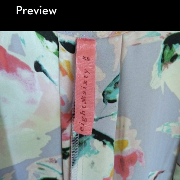 Eight Sixty Open Front Floral💐 Kimono👘 - Picture 4 of 7